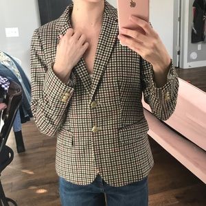 J. Crew houndstooth blazer